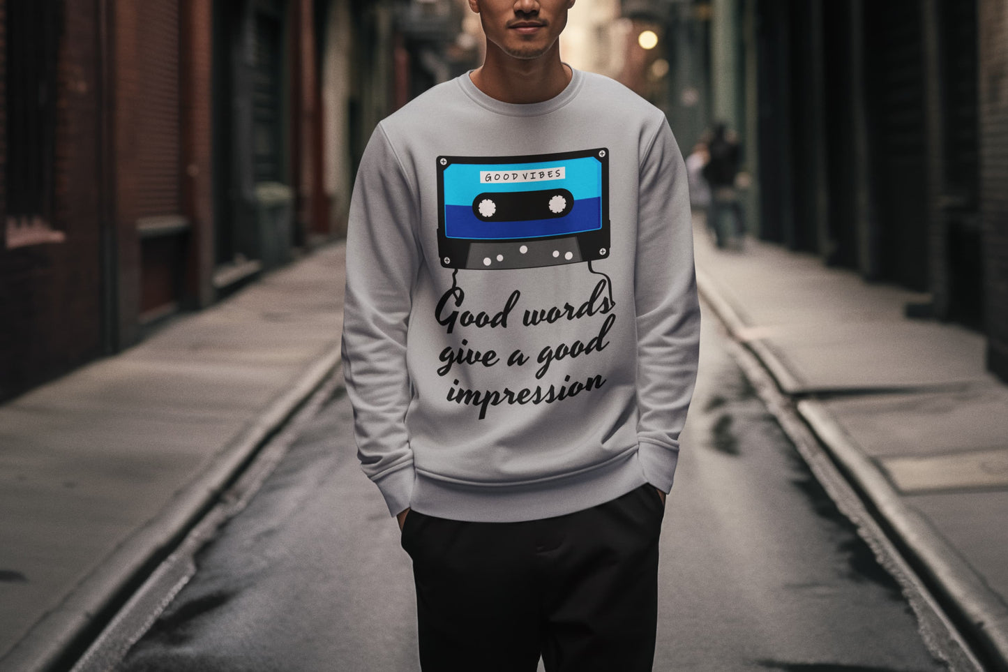 Men's Melange Grey Sweatshirts