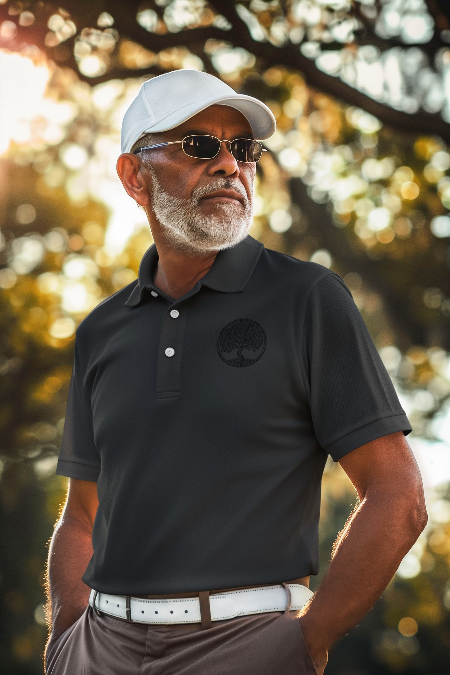 Men's Black Polo T-shirts