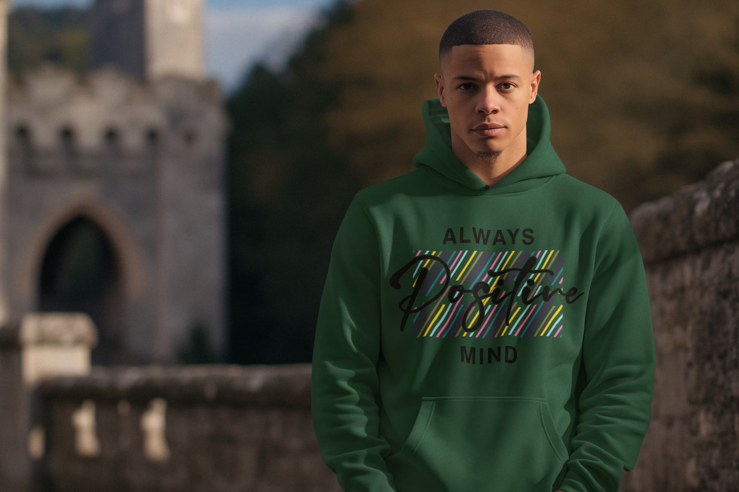 Men's Olive Green Hoodies