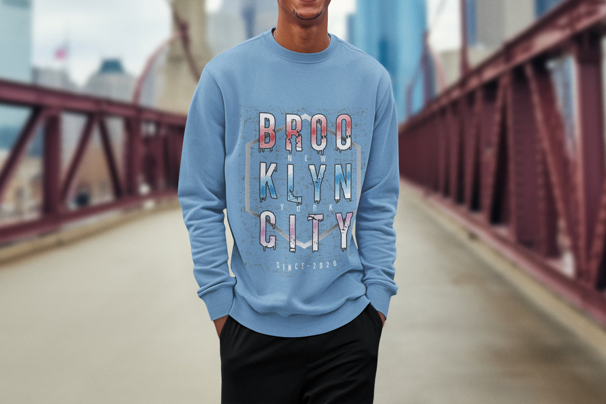Men's Baby Blue Sweatshirts