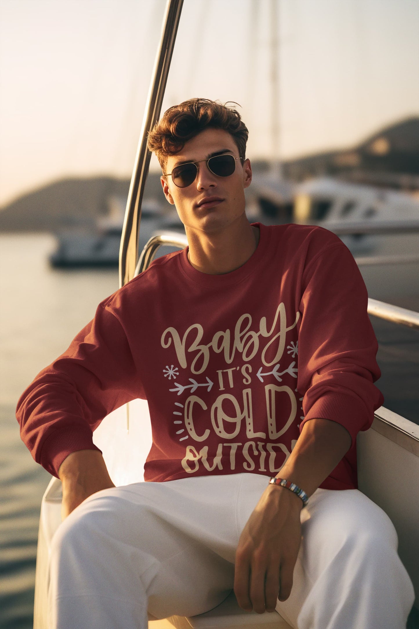 Men's Maroon Sweatshirts