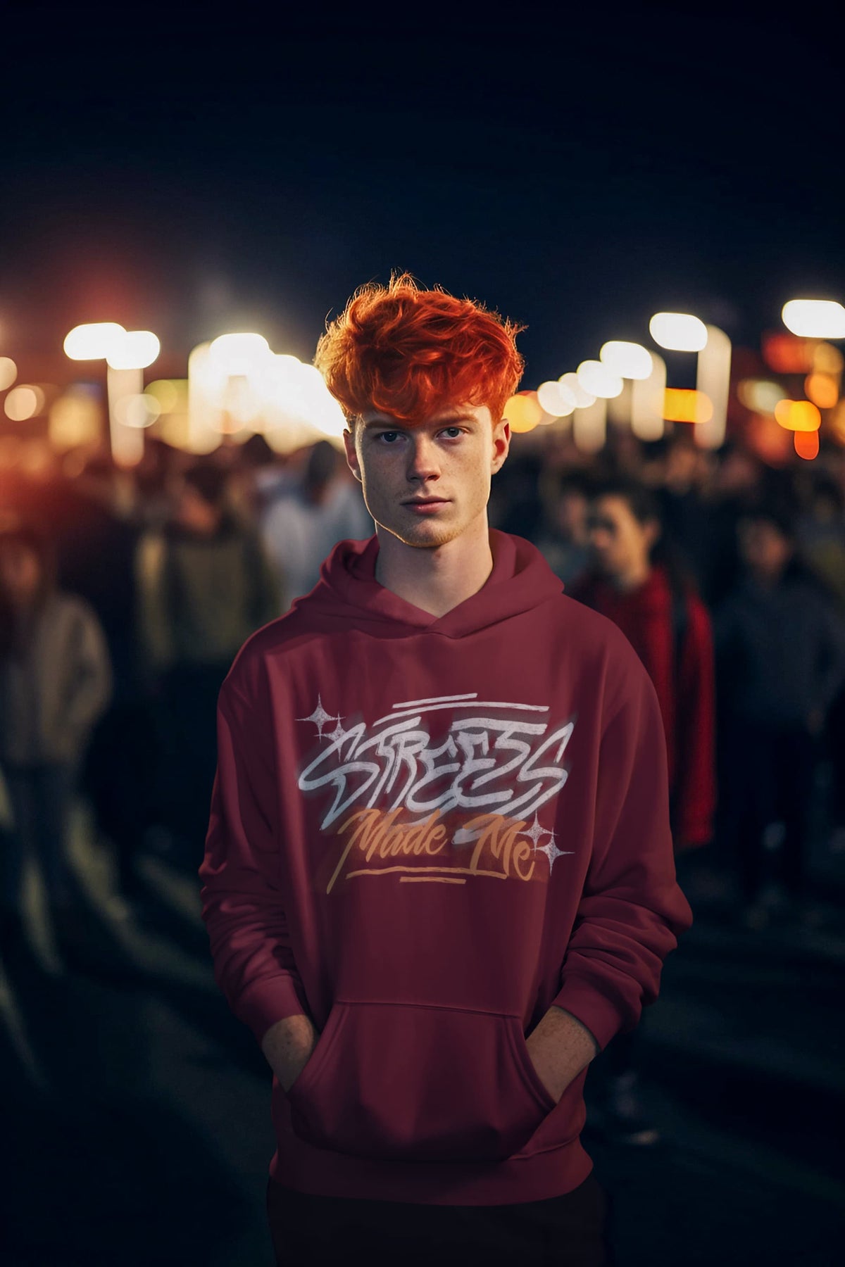 Men's Maroon Hoodies