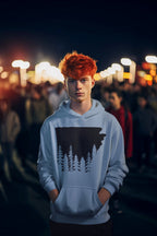 Men's Baby Blue Hoodies
