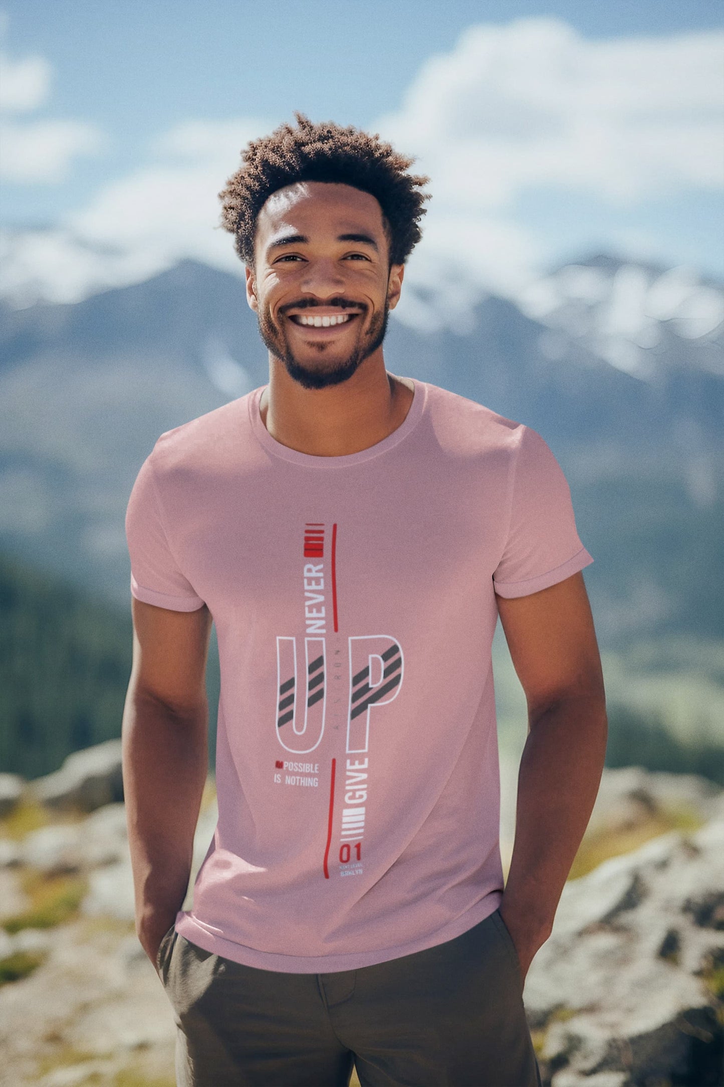 Men's Pastel Dusty Round Neck T-shirts