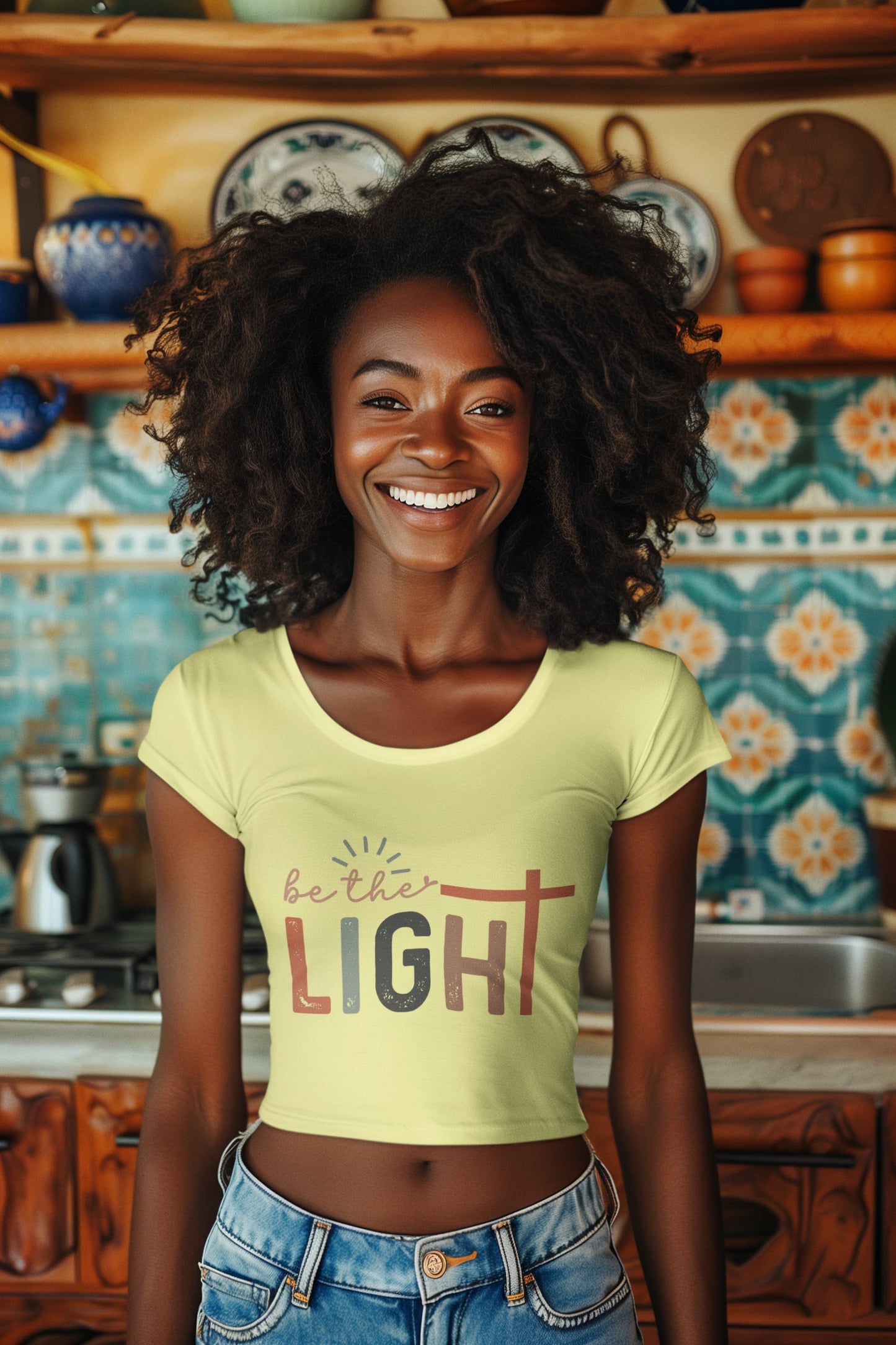 Women's Butter Yellow Crop Tops