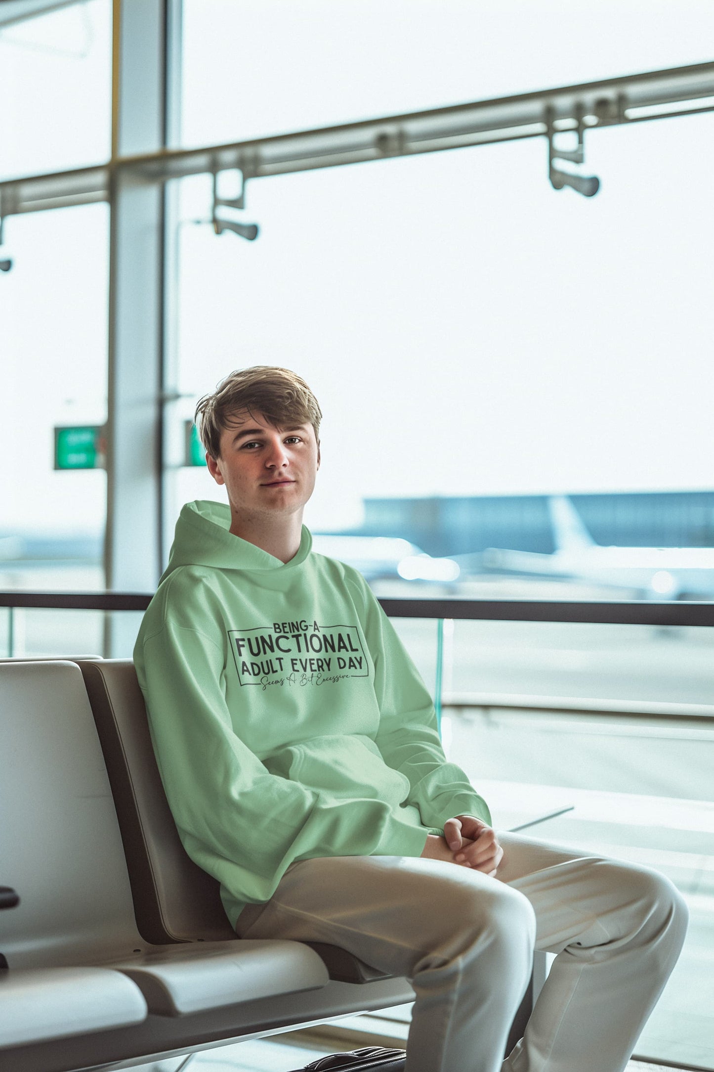 Men's Mint Green Hoodies