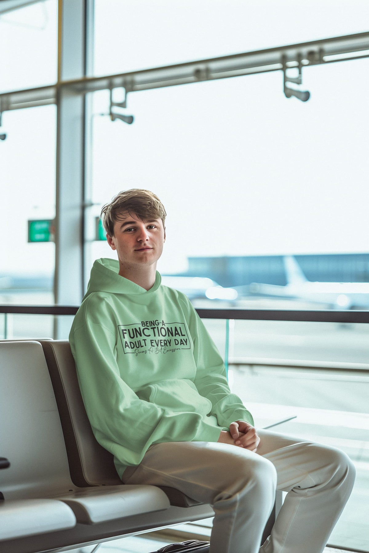 Karavirs® Command Mint Green oversized hoodie for men India