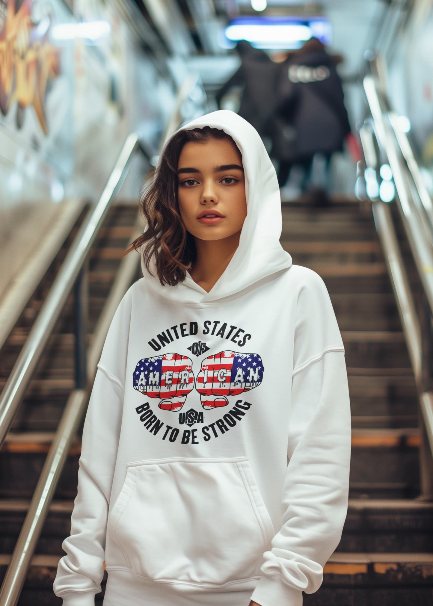 Women's White Hoodies