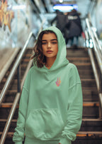 Women's Mint Green Hoodies