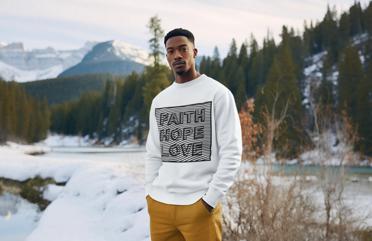 Men's White Sweatshirts