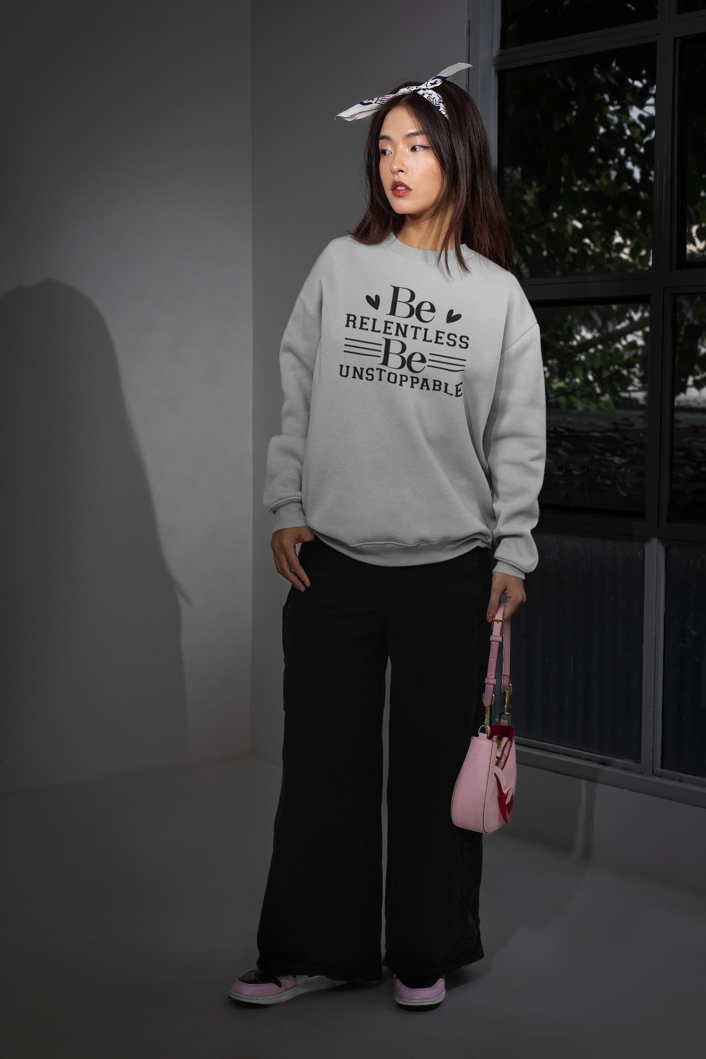 UNISEX MELANGE GREY SWEATSHIRT