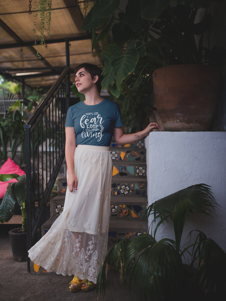 WOMENS NAVY BLUE ROUNDNECK T-SHIRT