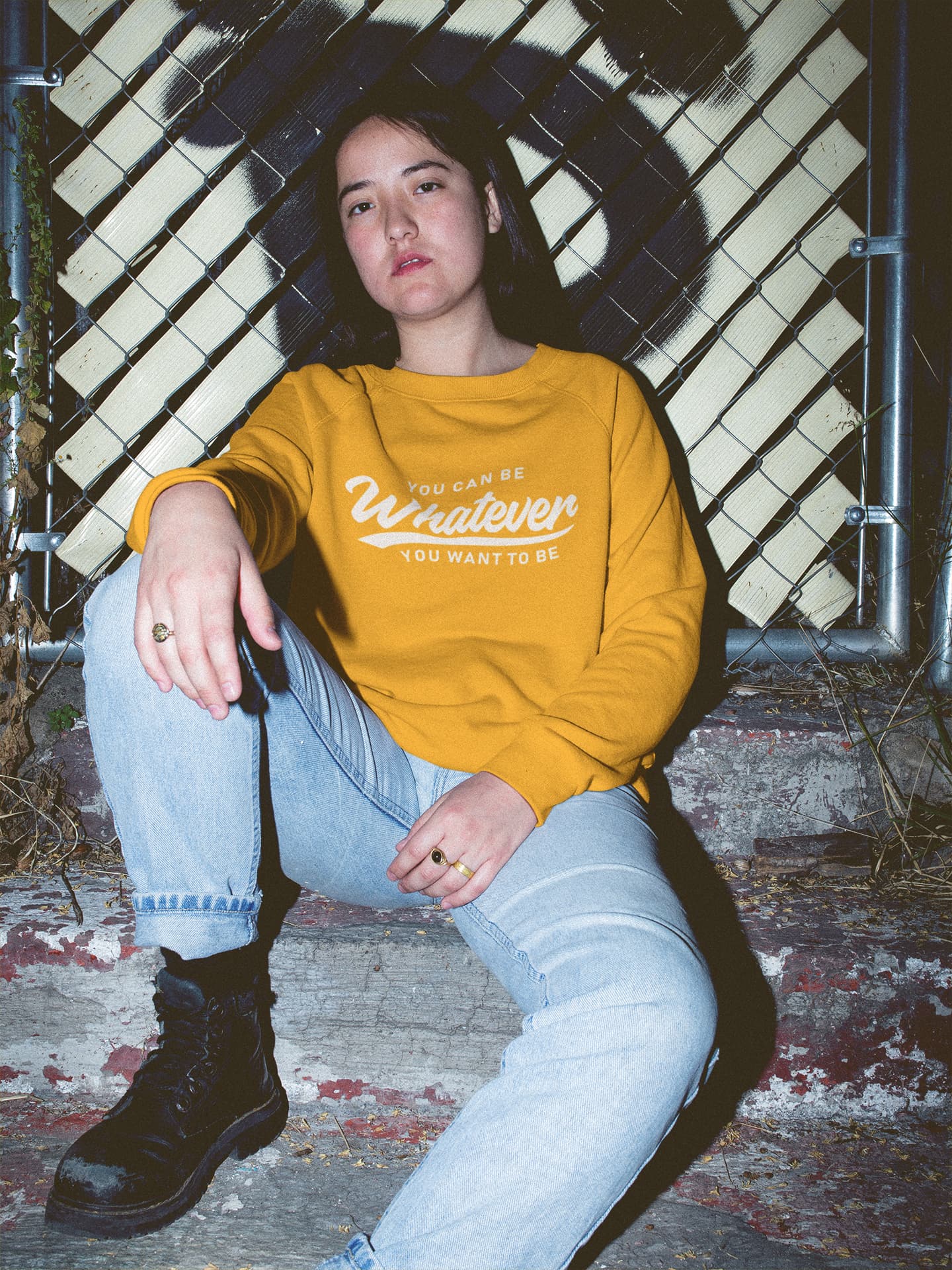 Women's Golden Yellow Sweatshirts