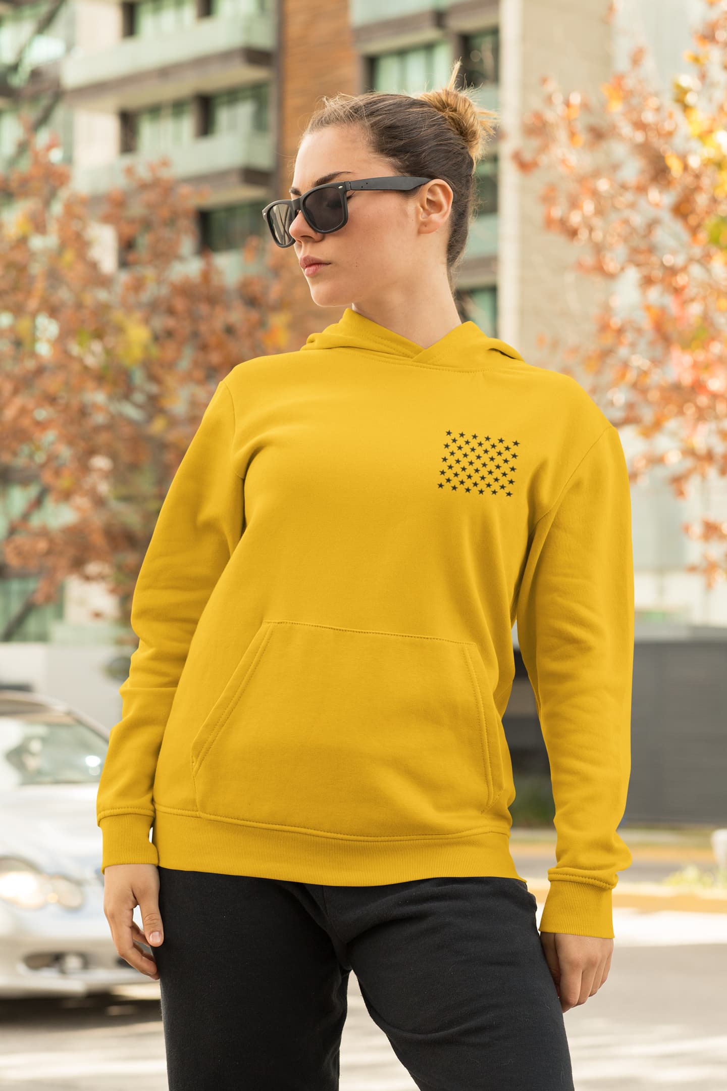 Men's Golden Yellow Hoodies