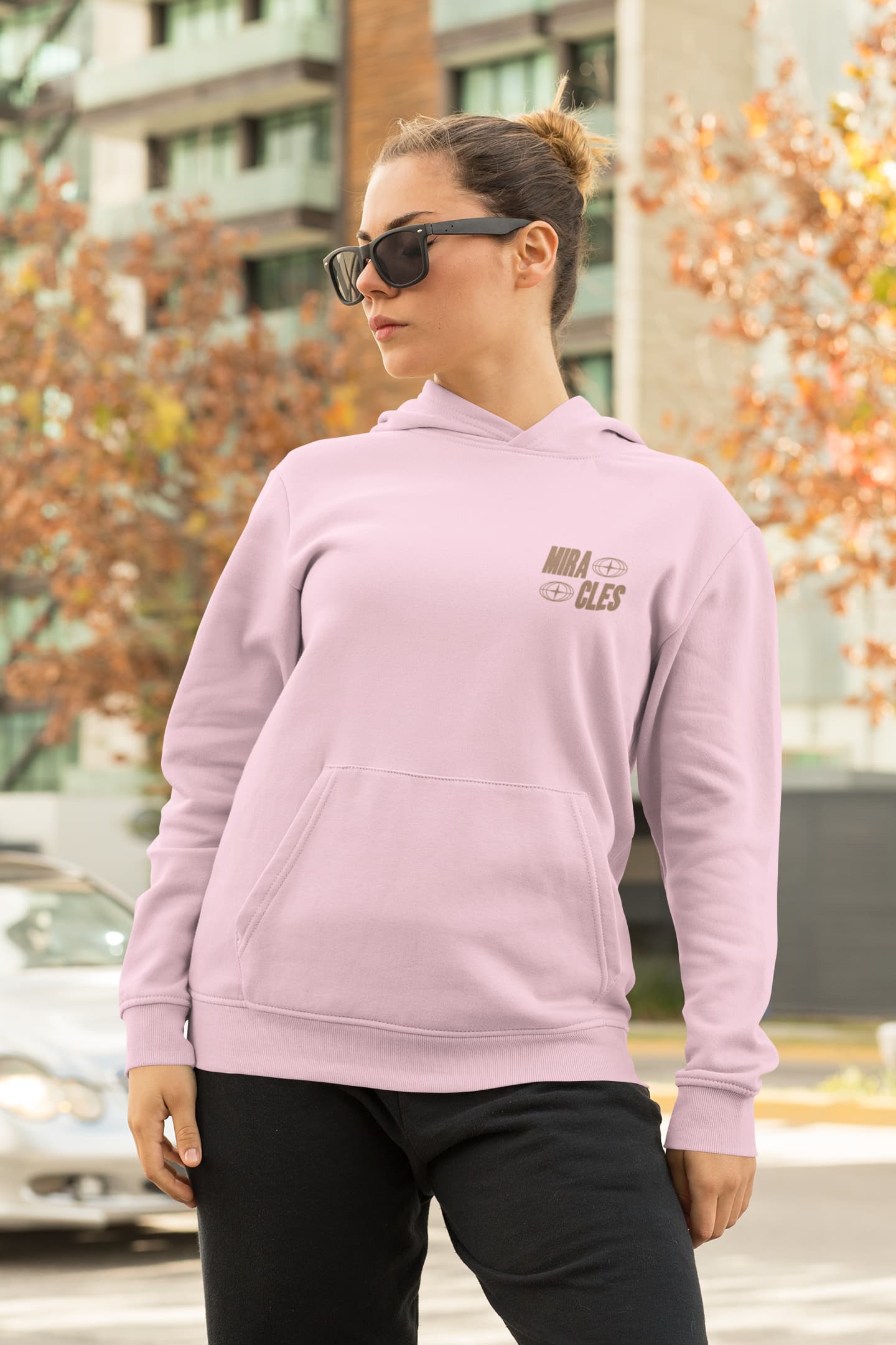 UNISEX LIGHT PINK HOODIES
