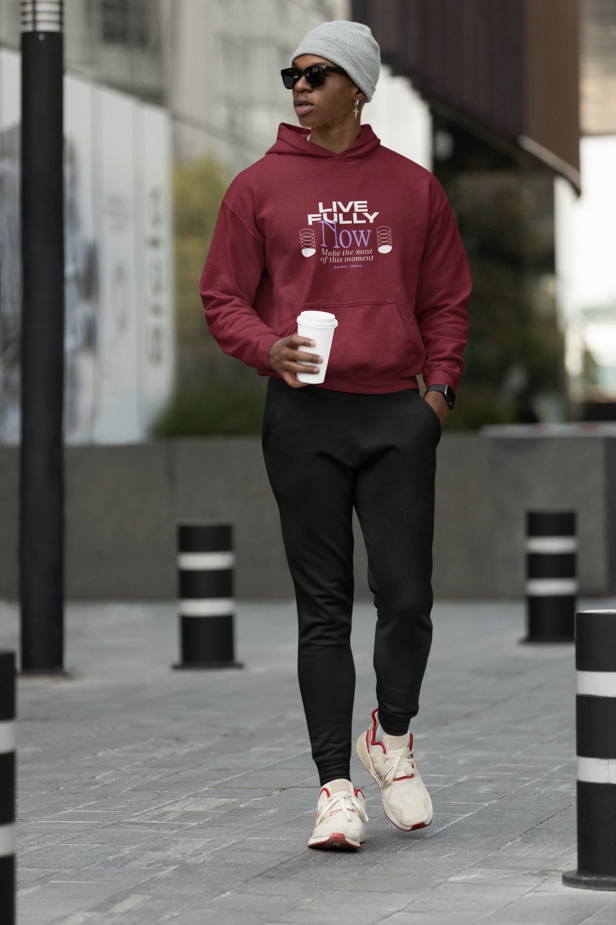 MENS MAROON HOODIES