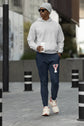 MENS BLUE NAVY JOGGERS
