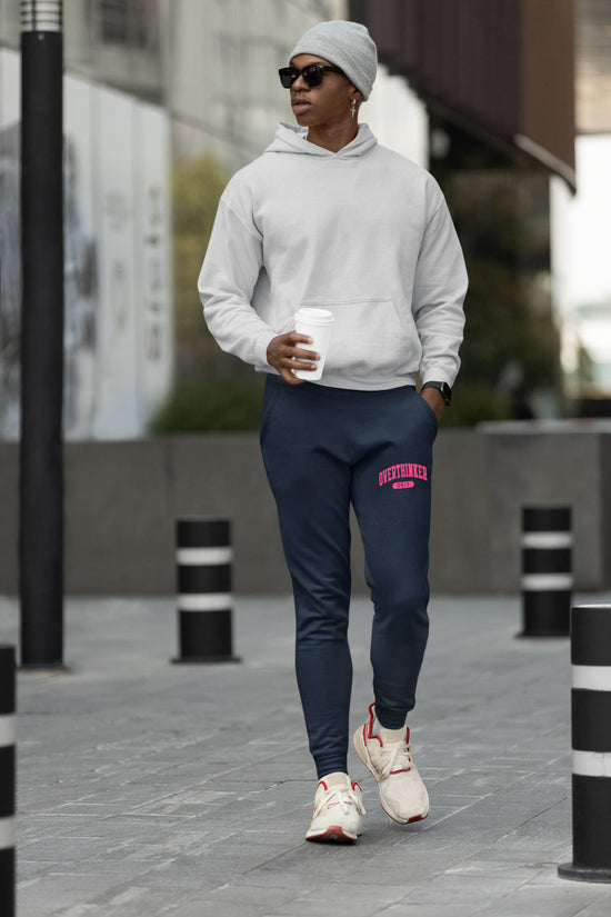 MENS NAVY BLUE JOGGERS