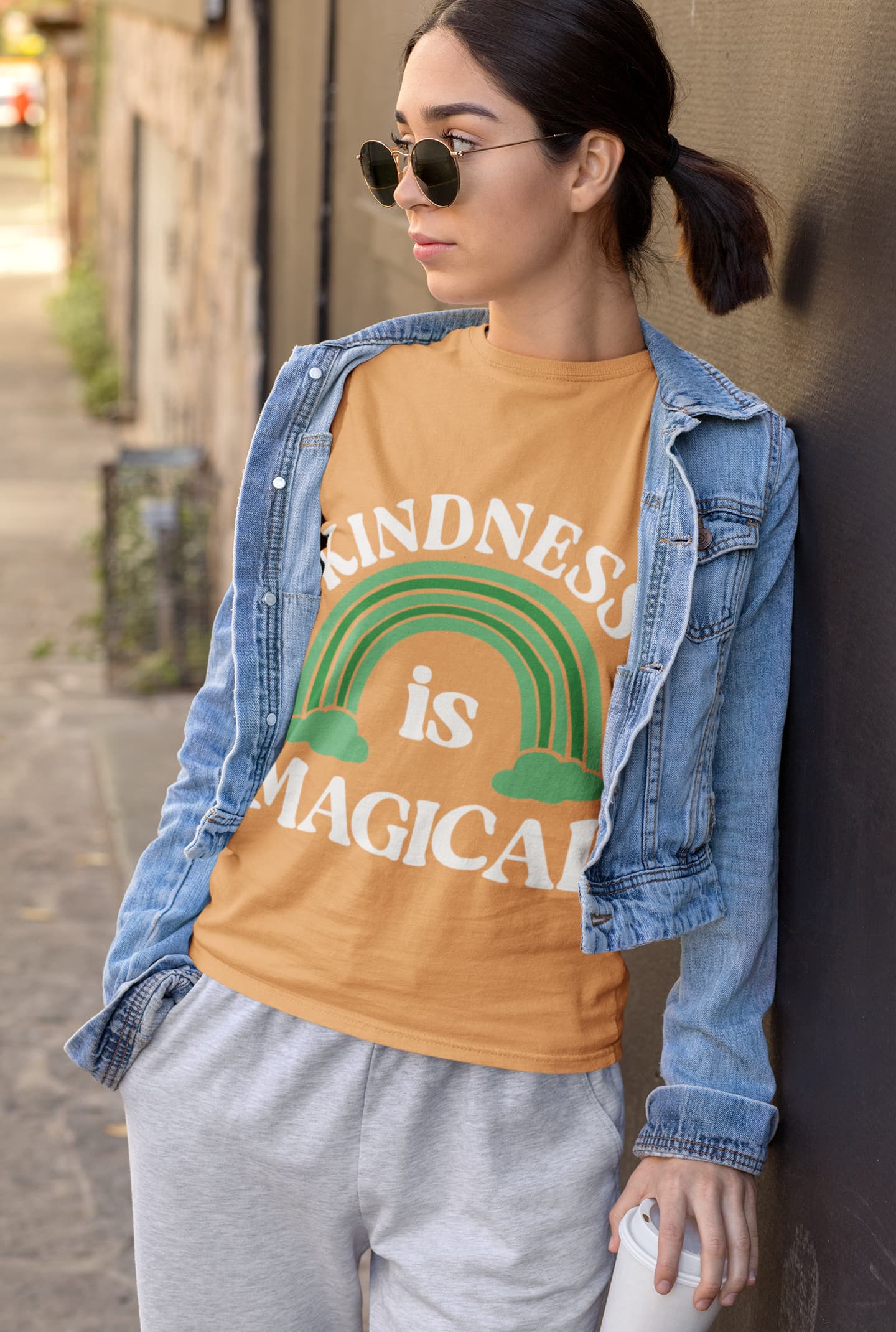 Women's Mustard Yellow Round Neck T-shirts