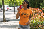 WOMENS ORANGE ROUNDNECK T-SHIRT