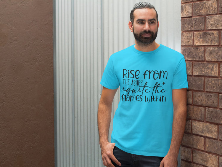 MENS SKY BLUE ROUNDNECK T-SHIRT