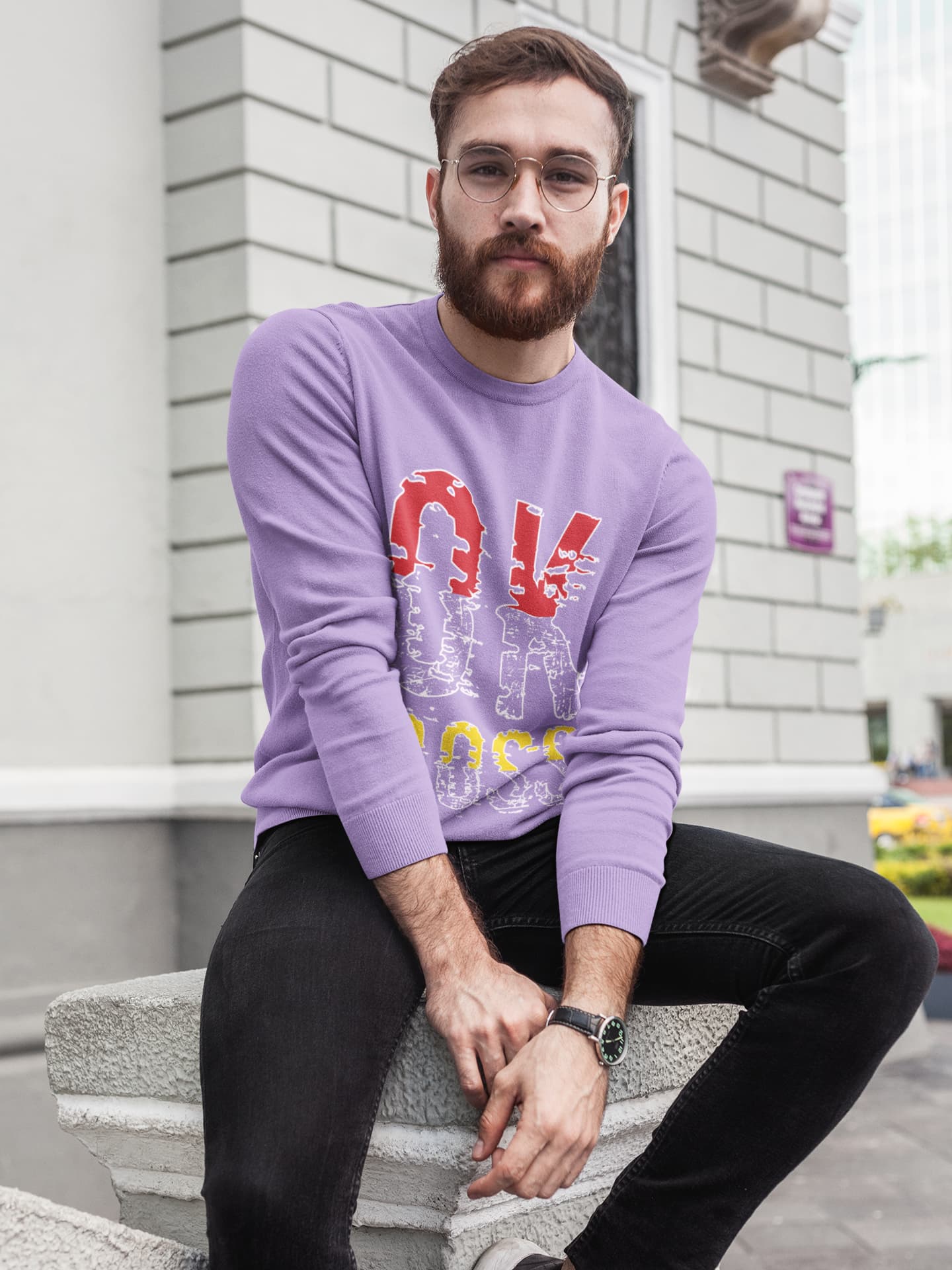 Men's Iris Lavender Sweatshirts