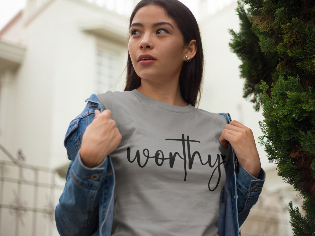 Women's Melange Grey Round Neck T-shirts