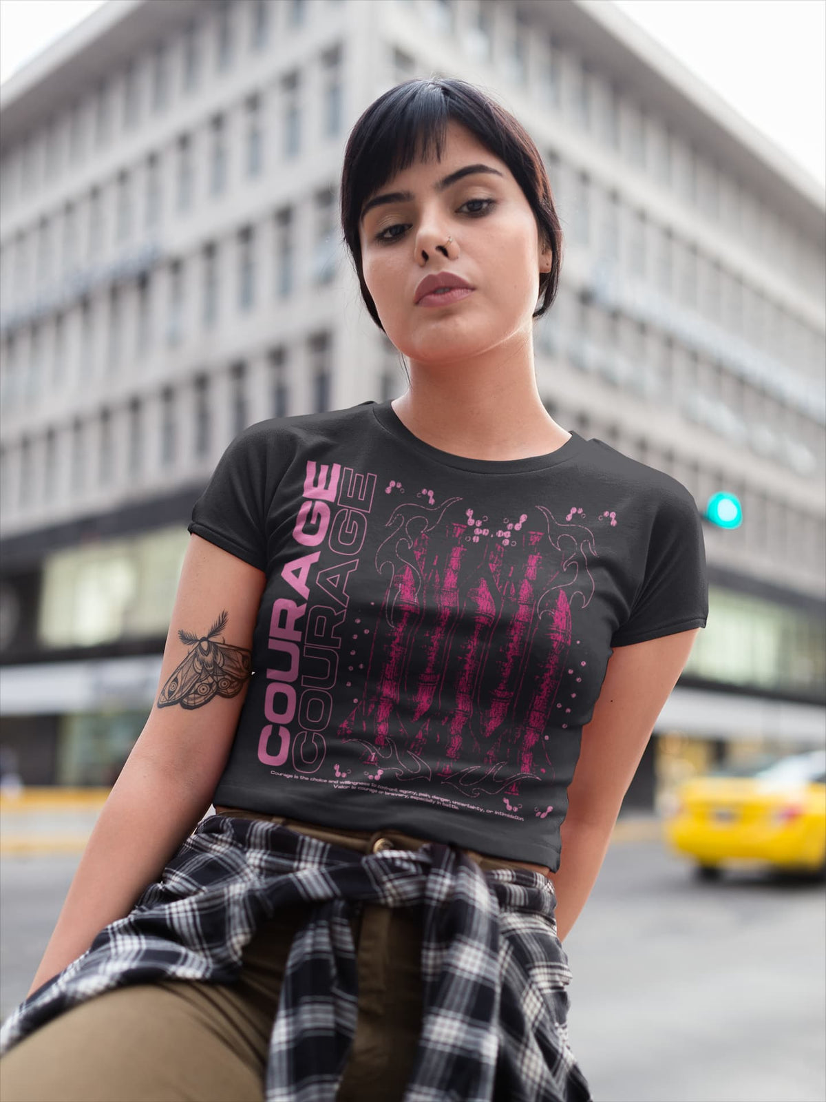 Women's Black Crop Tops