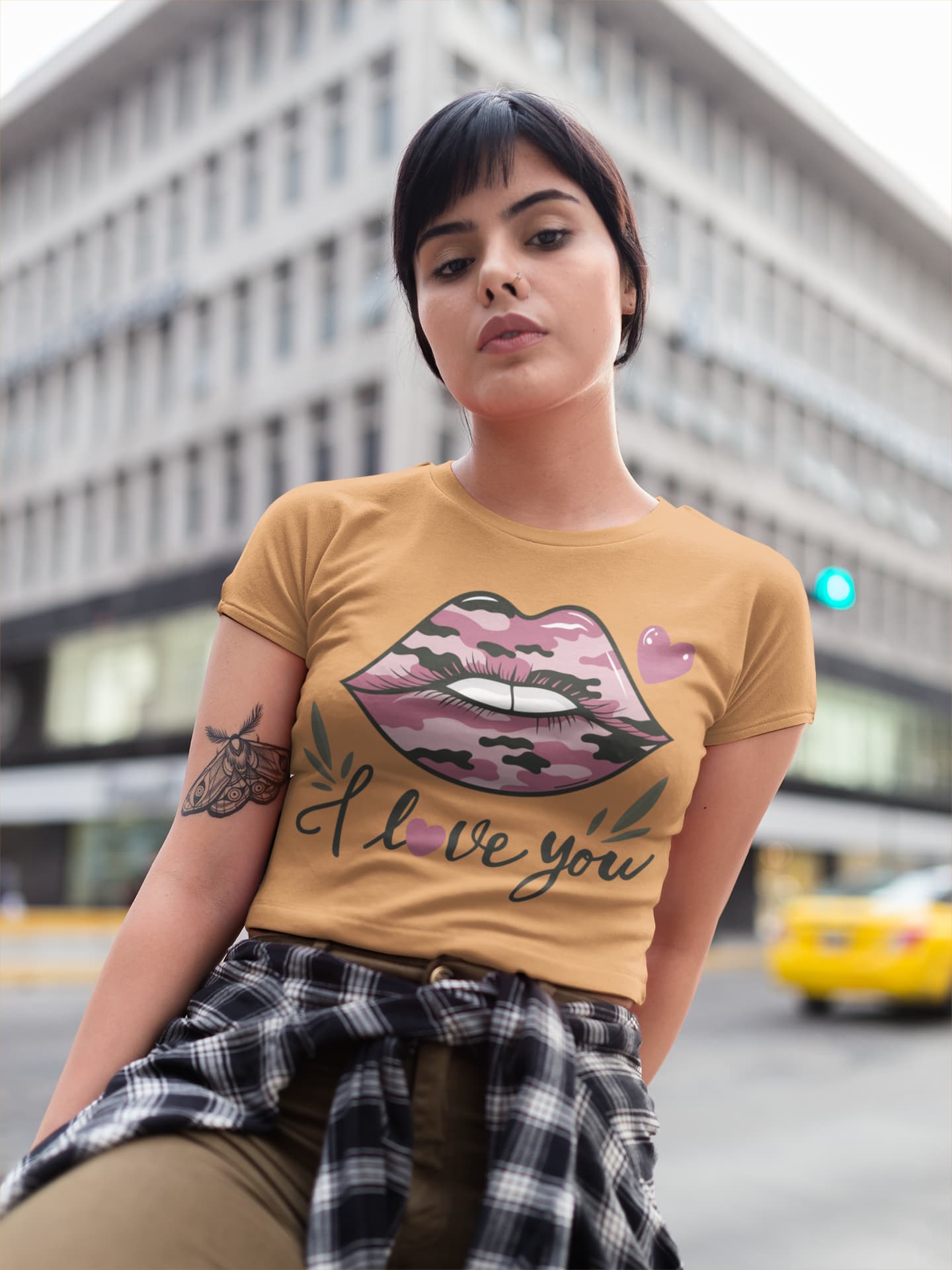 Women's Mustard Yellow Crop Top
