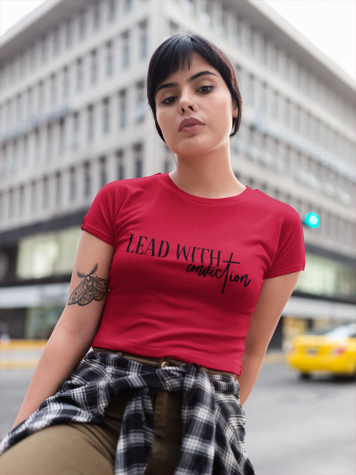 Karavirs® Conviction Red crop top for women India
