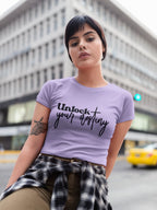 WOMENS IRIS LAVENDER CROP TOP