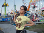 Women's Butter Yellow Crop Tops