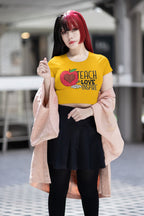 Women's Golden Yellow Crop Tops