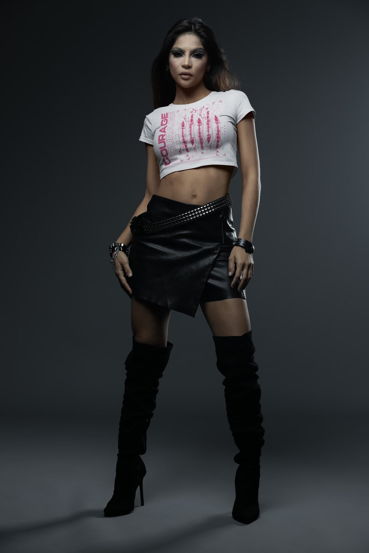 Women's White Crop Tops