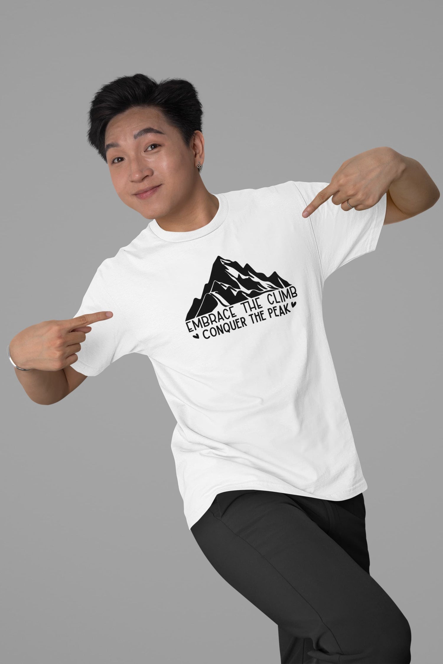 MENS WHITE ROUNDNECK T-SHIRT