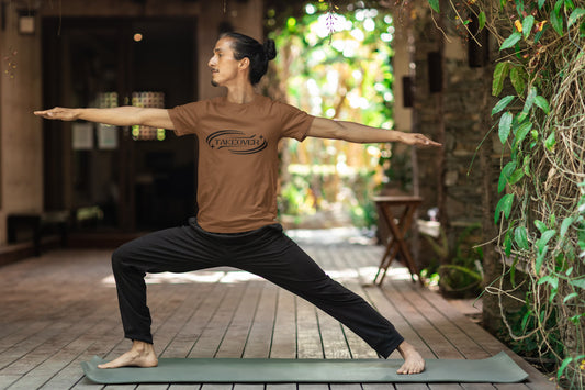 MENS CHOCOLATE BROWN ROUNDNECK T-SHIRT 