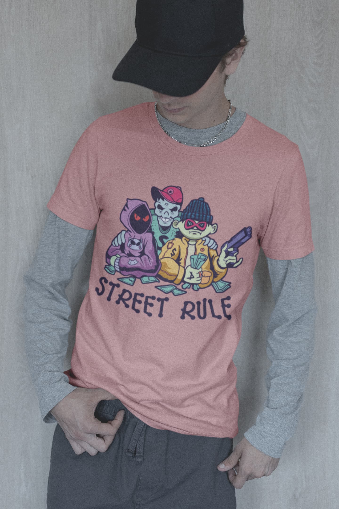 Men's Pastel Dusty Round Neck T-shirts