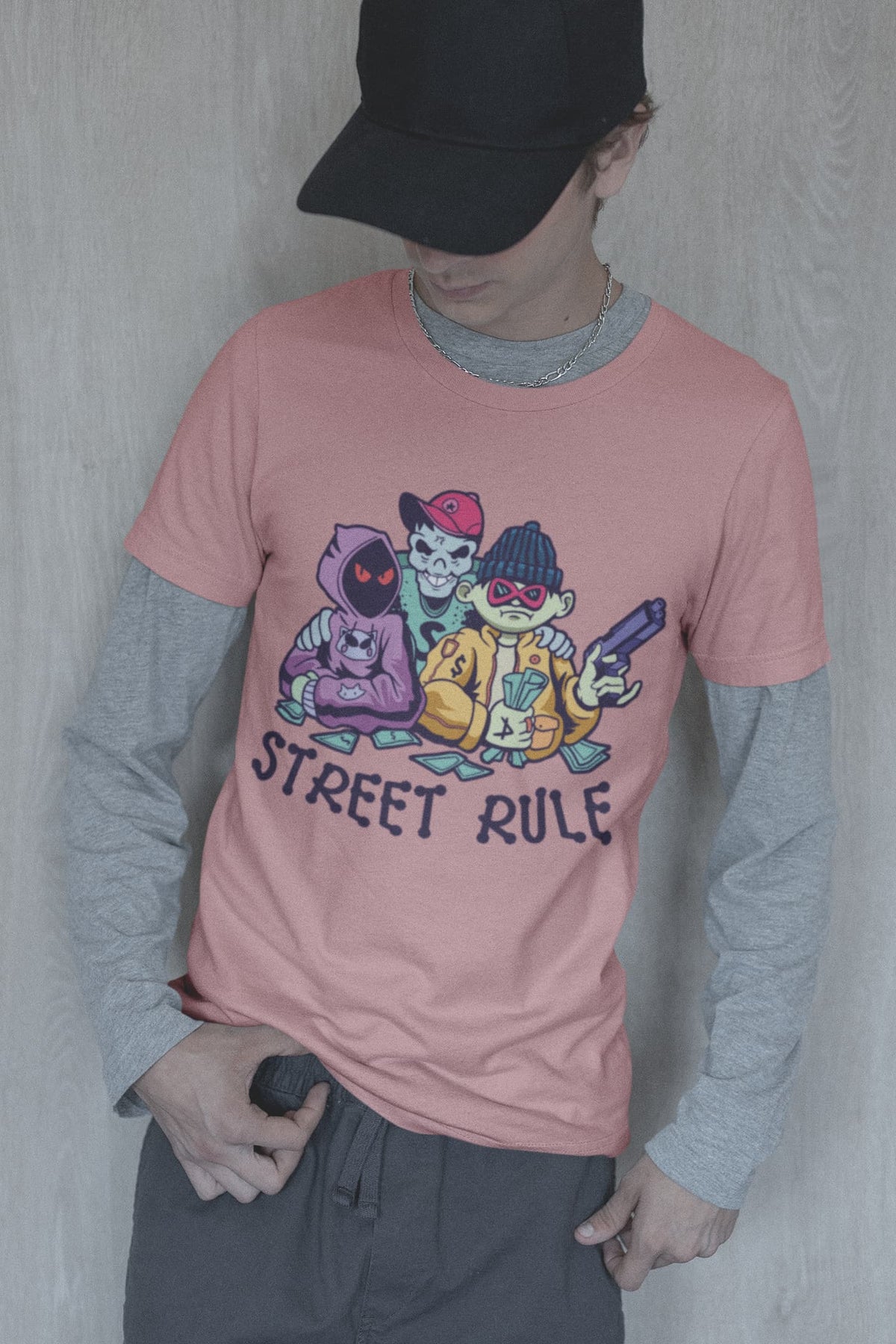 Men's Pastel Dusty Round Neck T-shirts