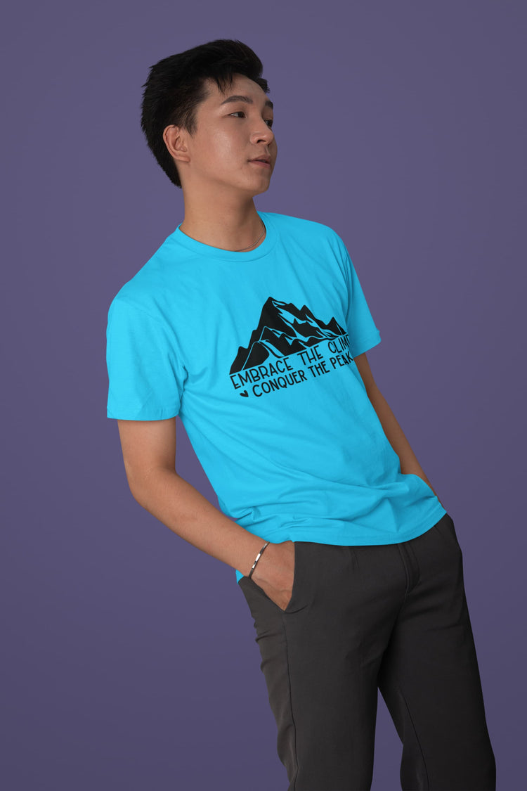 MENS SKY BLUE ROUNDNECK T-SHIRT