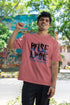 MENS DUSTY ROSE OVERSIZED T-SHIRT