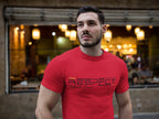 Men's Red Round Neck T-shirts
