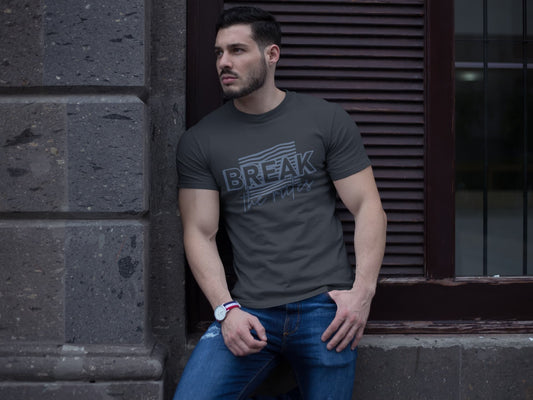 MENS BLACK ROUNDNECK T-SHIRT