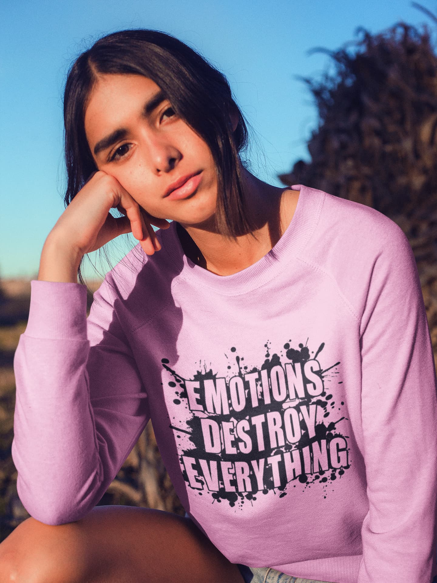 Men's Light Pink Sweatshirts