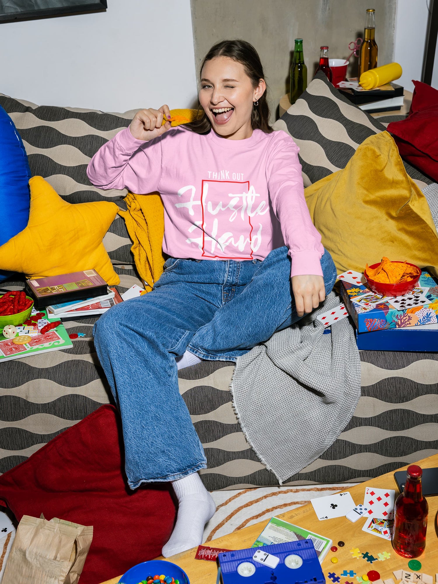 Women’s Light Pink Sweatshirts