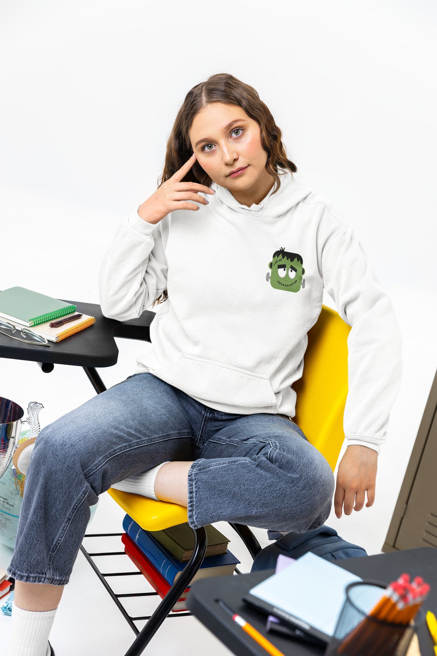 Men's White Hoodies