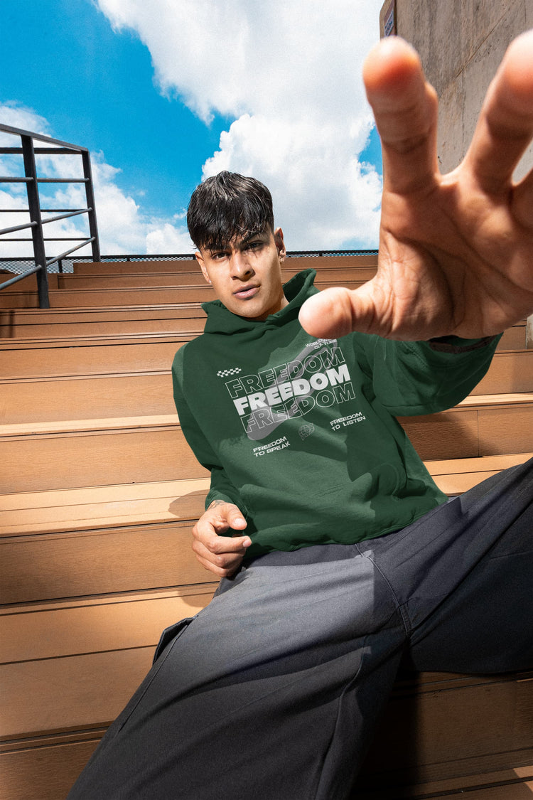 UNISEX OLIVE GREEN HOODIES