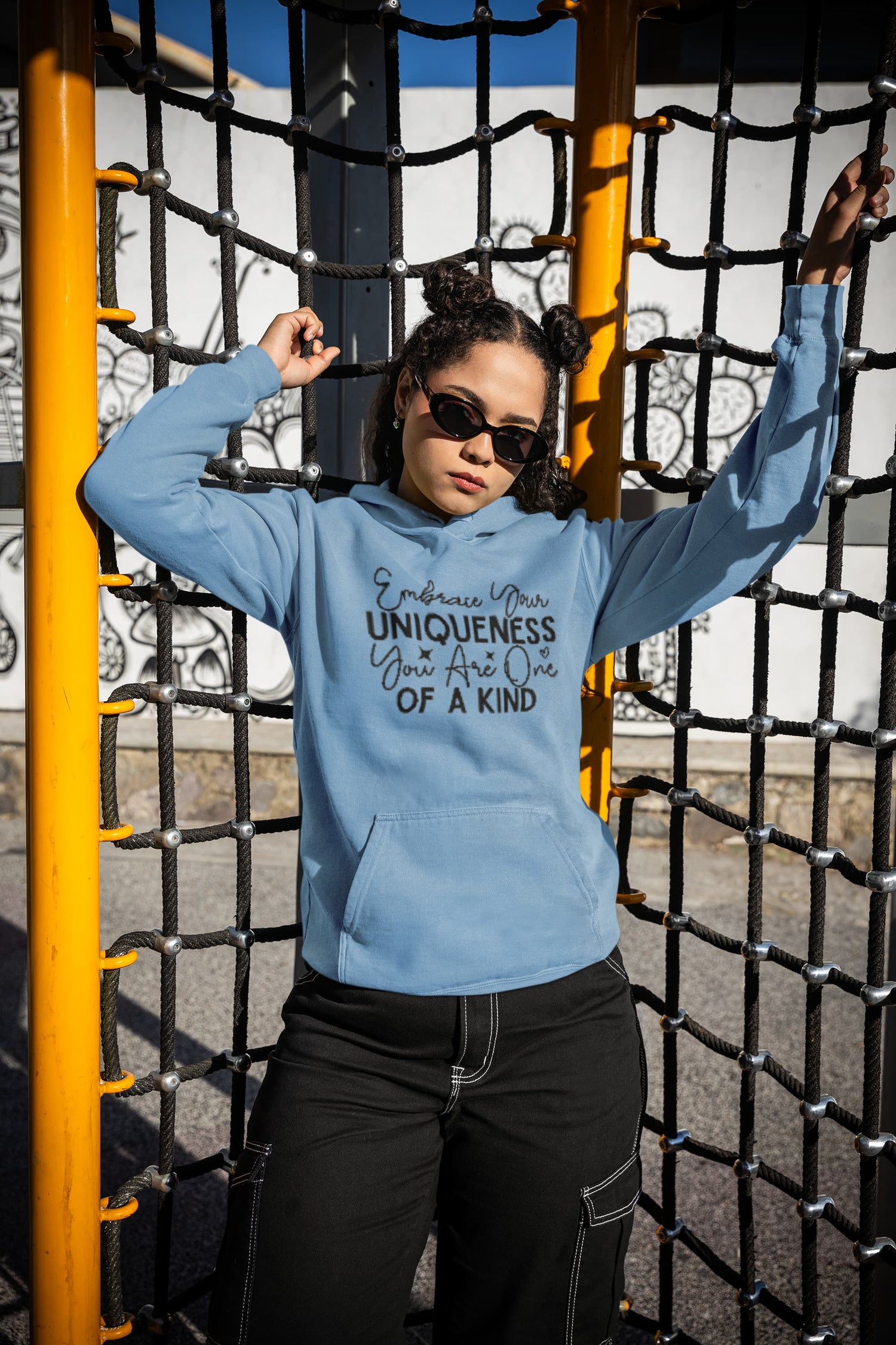 UNISEX BABY BLUE SWEATSHIRT