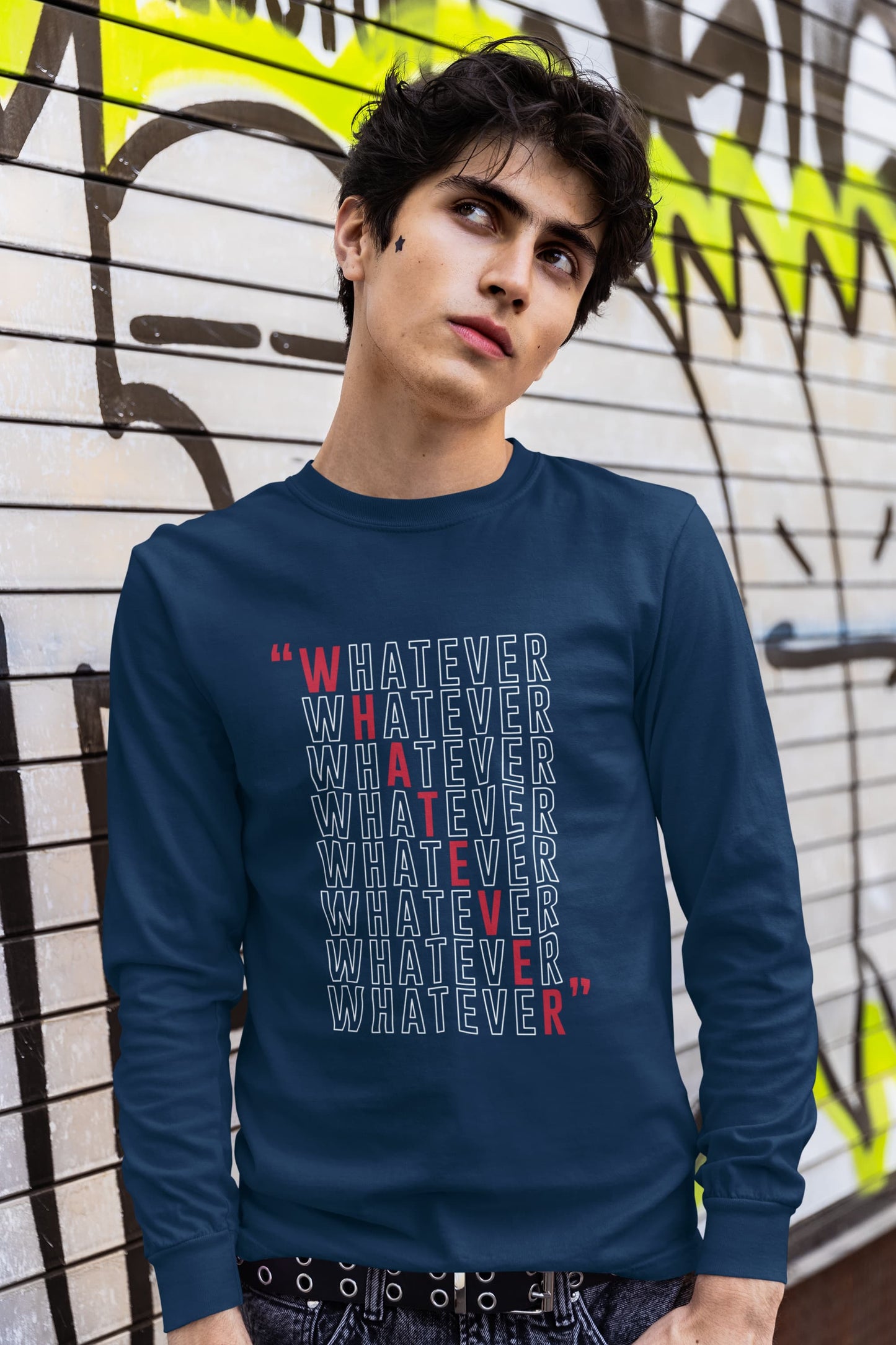 UNISEX NAVY BLUE SWEATSHIRT