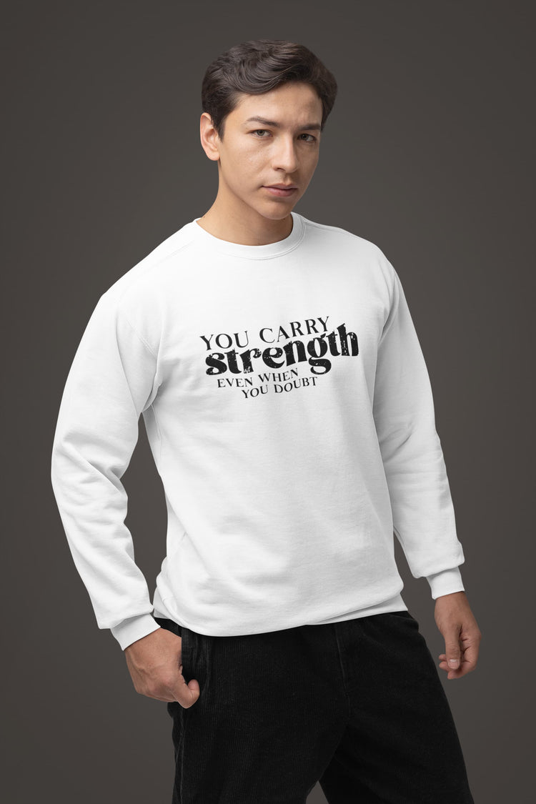 UNISEX WHITE SWEATSHIRT