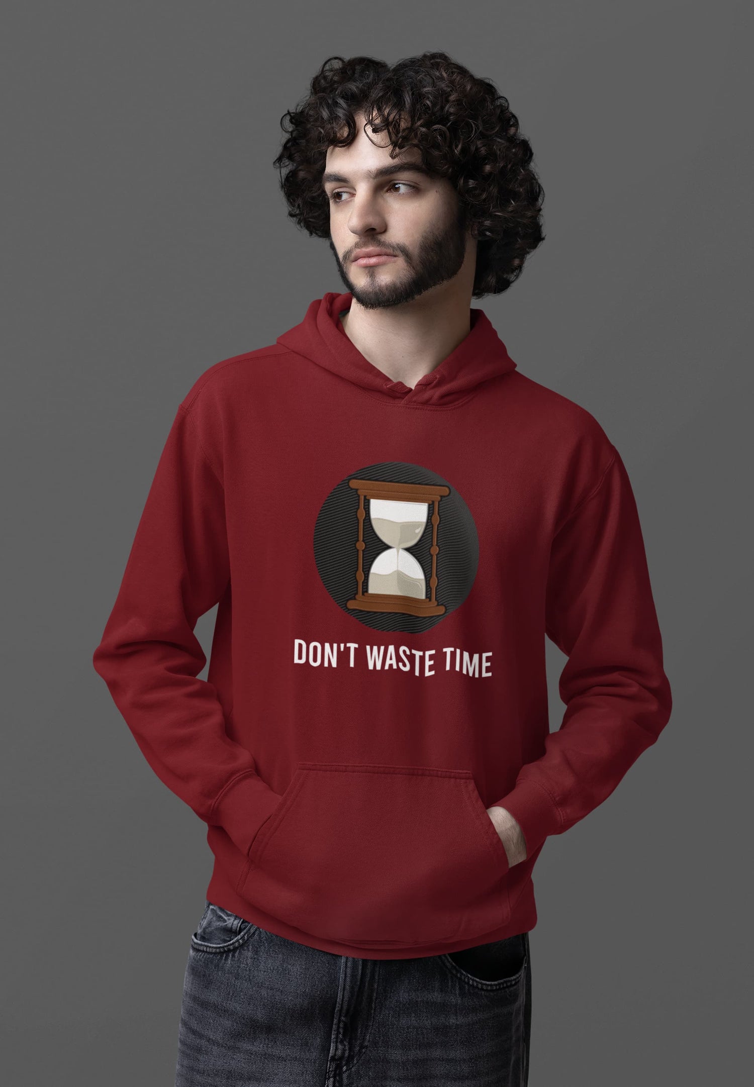 UNISEX MAROON SWEATSHIRT